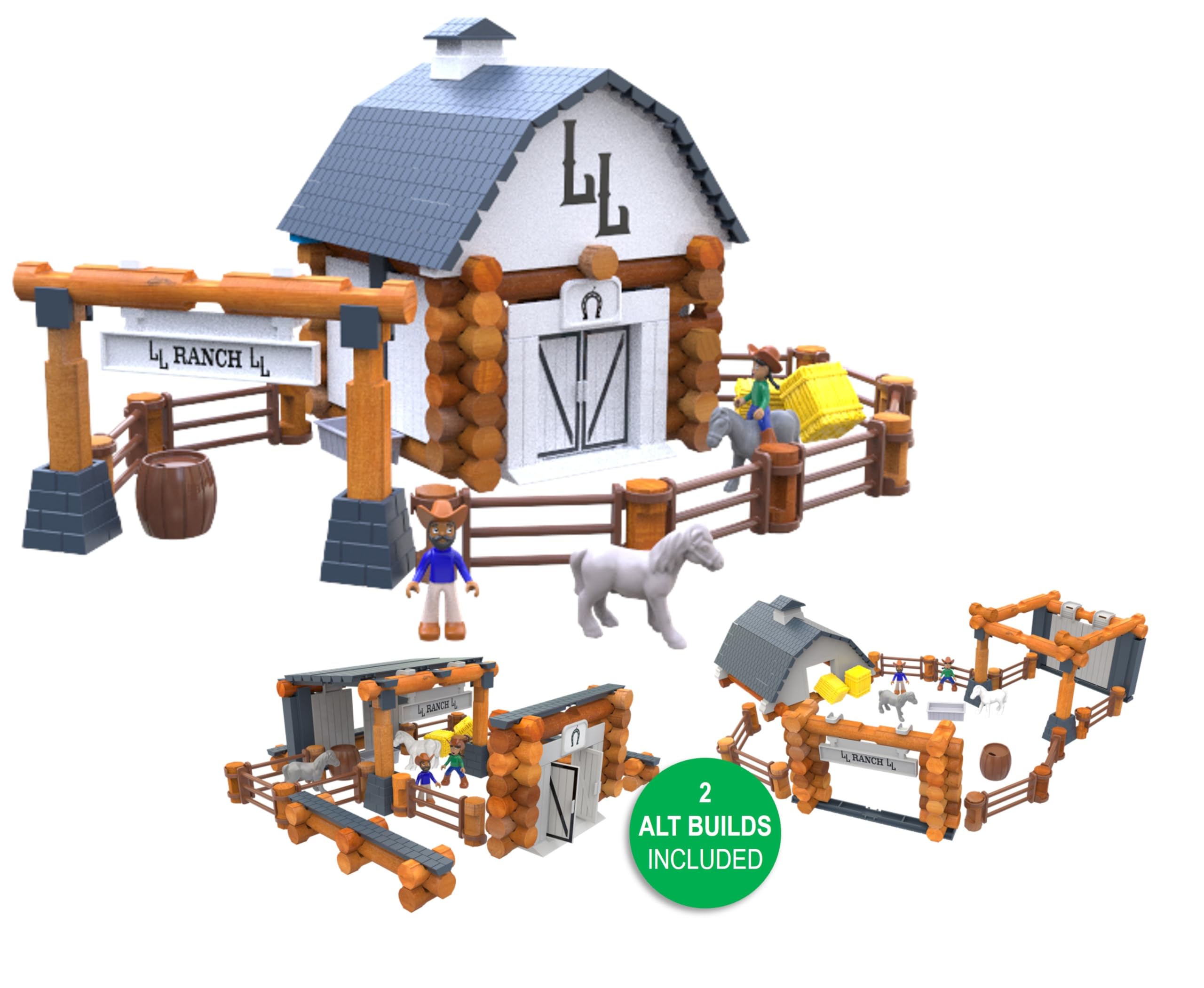 Lincoln Logs Big Sky Ranch Building Set