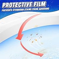 Vista 6 de Vacplus Limpiadores de Taza de Inodoro – PAQUETE DE 12, Limpiador de Inodoro Doméstico, Limpiadores Automáticos de Taza de Inodoro con Lejía