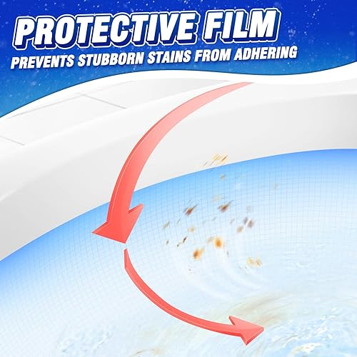 Miniatura 6 de Vacplus Limpiadores de inodoro  Paquete de 12, limpiador de inodoro doméstico, limpiadores automáticos de inodoro con blanqueador, limpiadores de