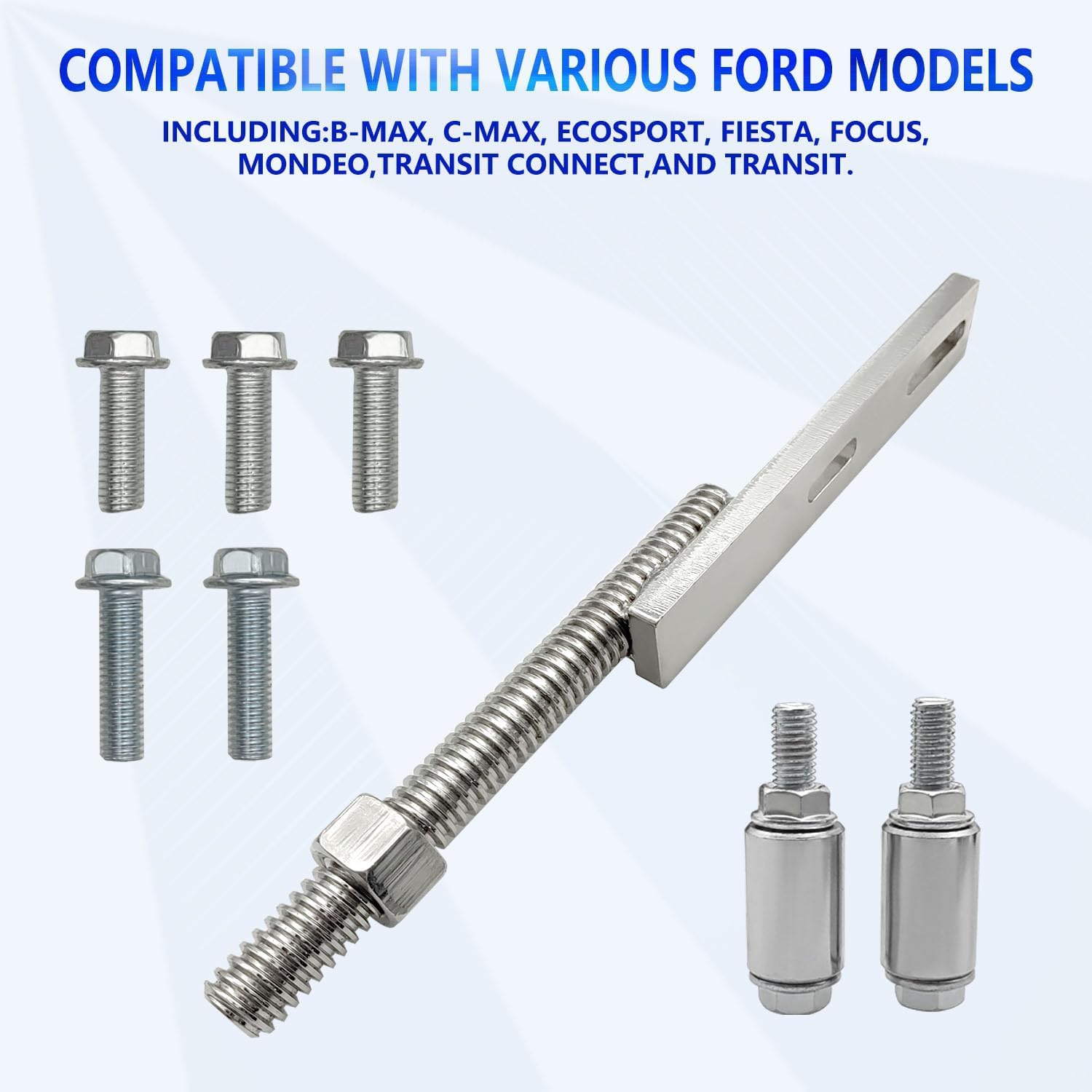 ZKTOOL Motor Kurbelwelle Riemenscheibe Abzieher Werkzeug, Kompatibel mit Ford 1.0T ECOBOOST Riemenscheibe Einstellwerkzeug 303-1611 303-1611-01 303-1611-02