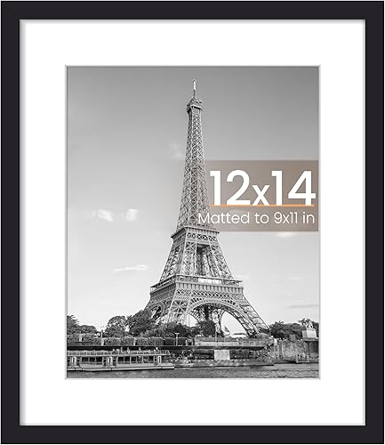 Vista 416 de upsimples - Portarretratos de 8.5 x 11 pulgadas, para fotos de 6 x 8 pulgadas con paspartú o de 8.5 x 11 pulgadas sin paspartú, marcos de fotos