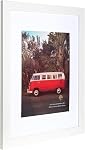 Scholartree White 11x14 Picture Frames Set of 5, Display 11x14 without Mat or 8x10 with Mat，Wall Gallery Photo Frames