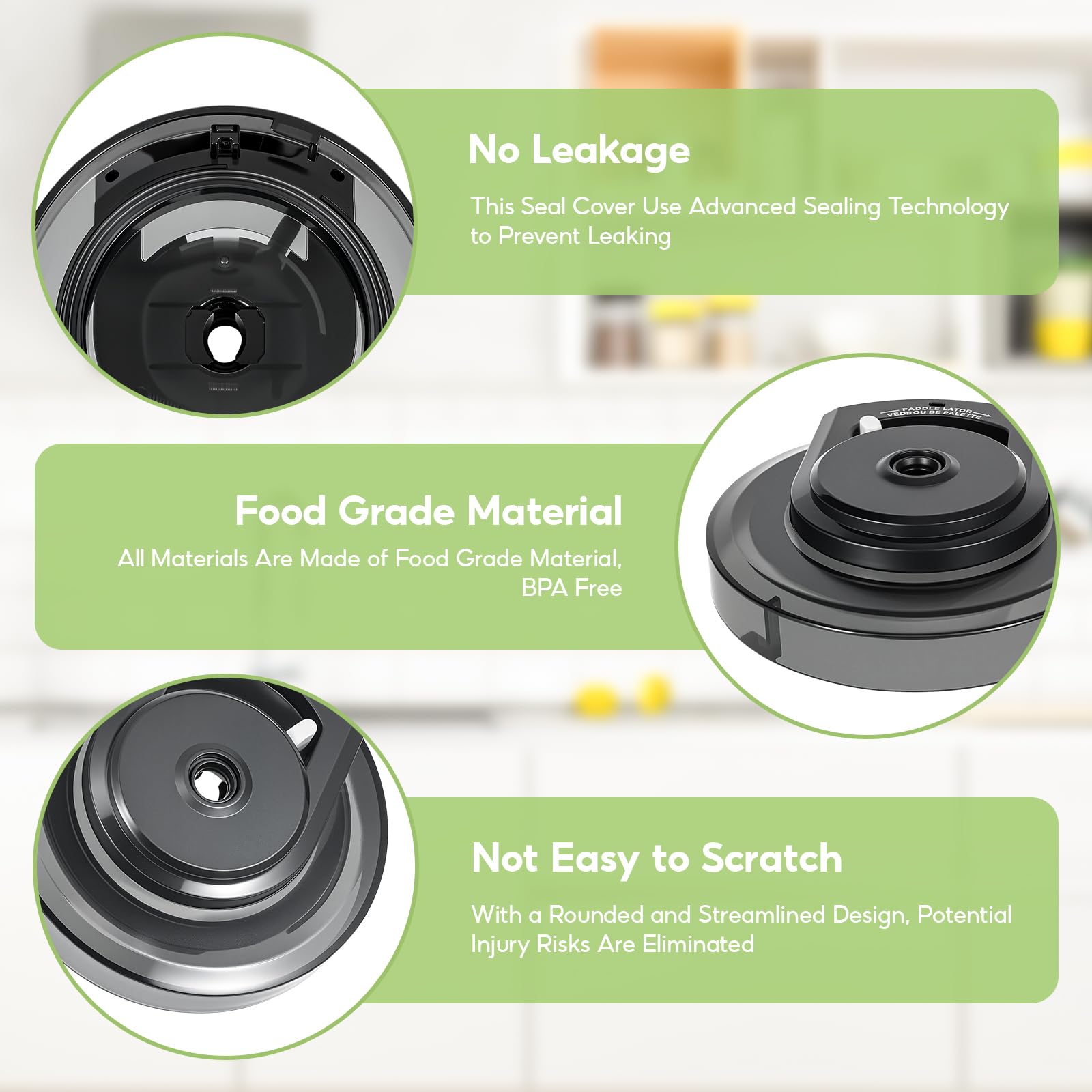 Ninja Creami TheClouds Replacement Outer Bowl Lid Compatible With