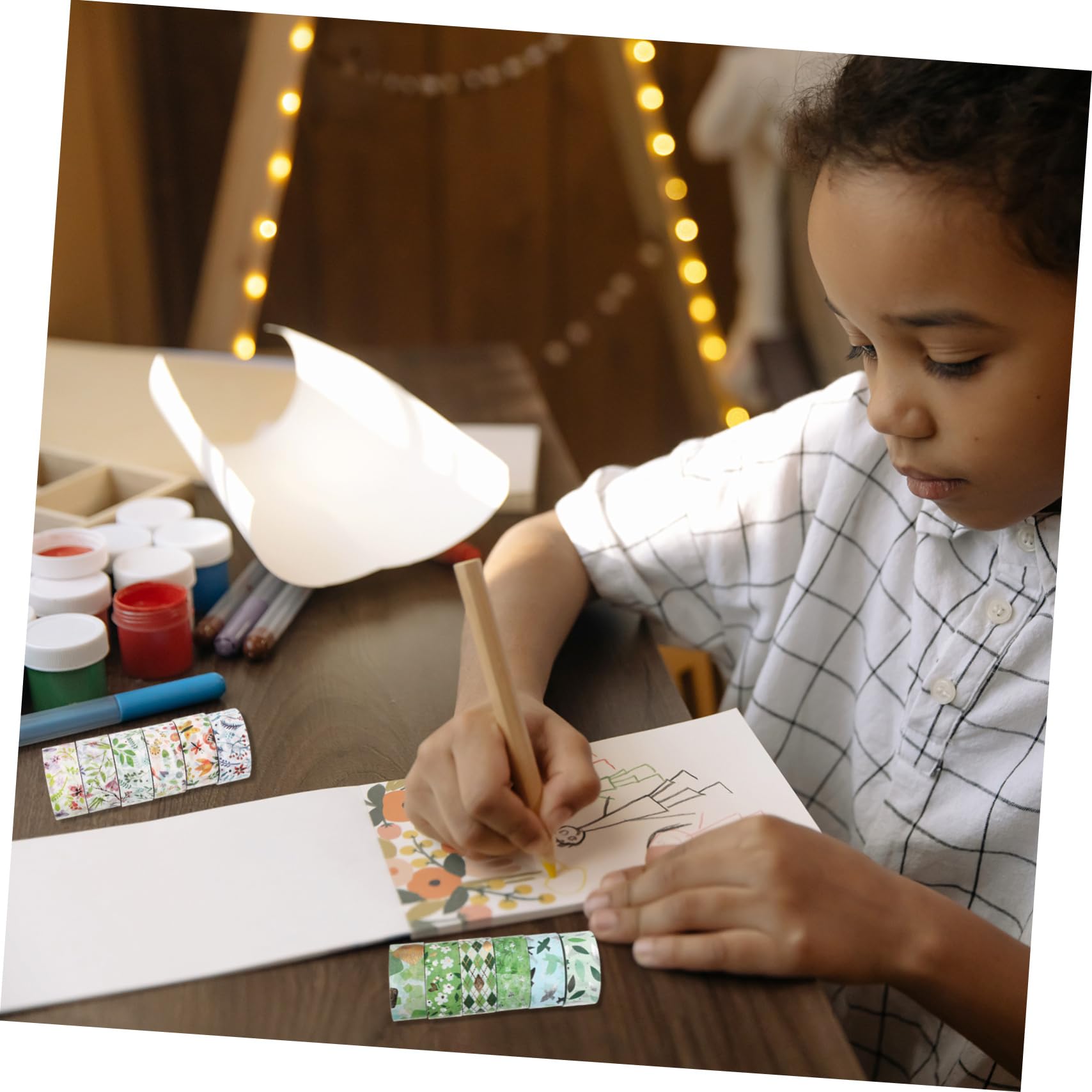 NUOBESTY 36rotoli Nastro Washi Per Scrapbook Adesivi Decorativi Carta Per Diario e Fai Da Te Metri Per Facile Da Strappare e Applicare Per Decorazioni Creative e Artigianato
