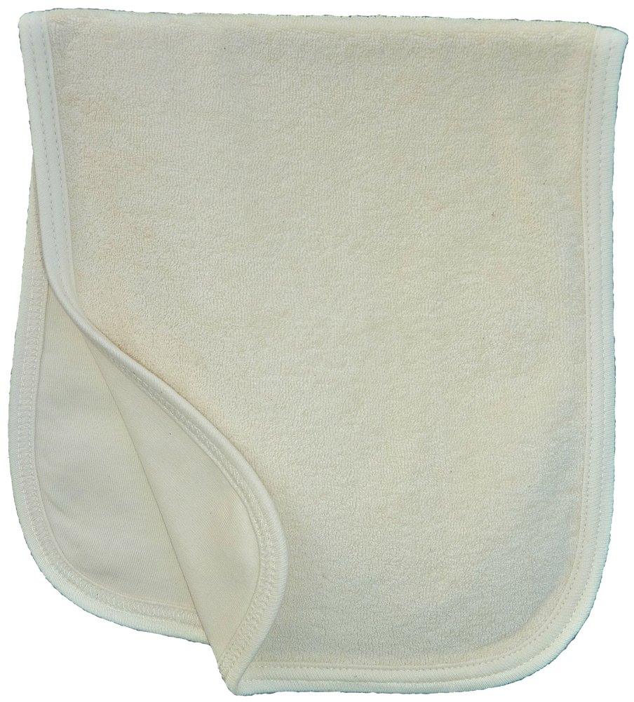 100% Organic Cotton Burp Cloth by Lukeeno Reusable Washable Wipe