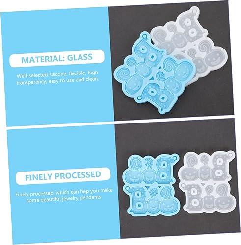 Miniatura 7 de COHEALI 10 piezas de accesorios de vacaciones kit de resina epoxica jabón moldes de silicona moldes de arcilla colgante aretes moldes de silicona