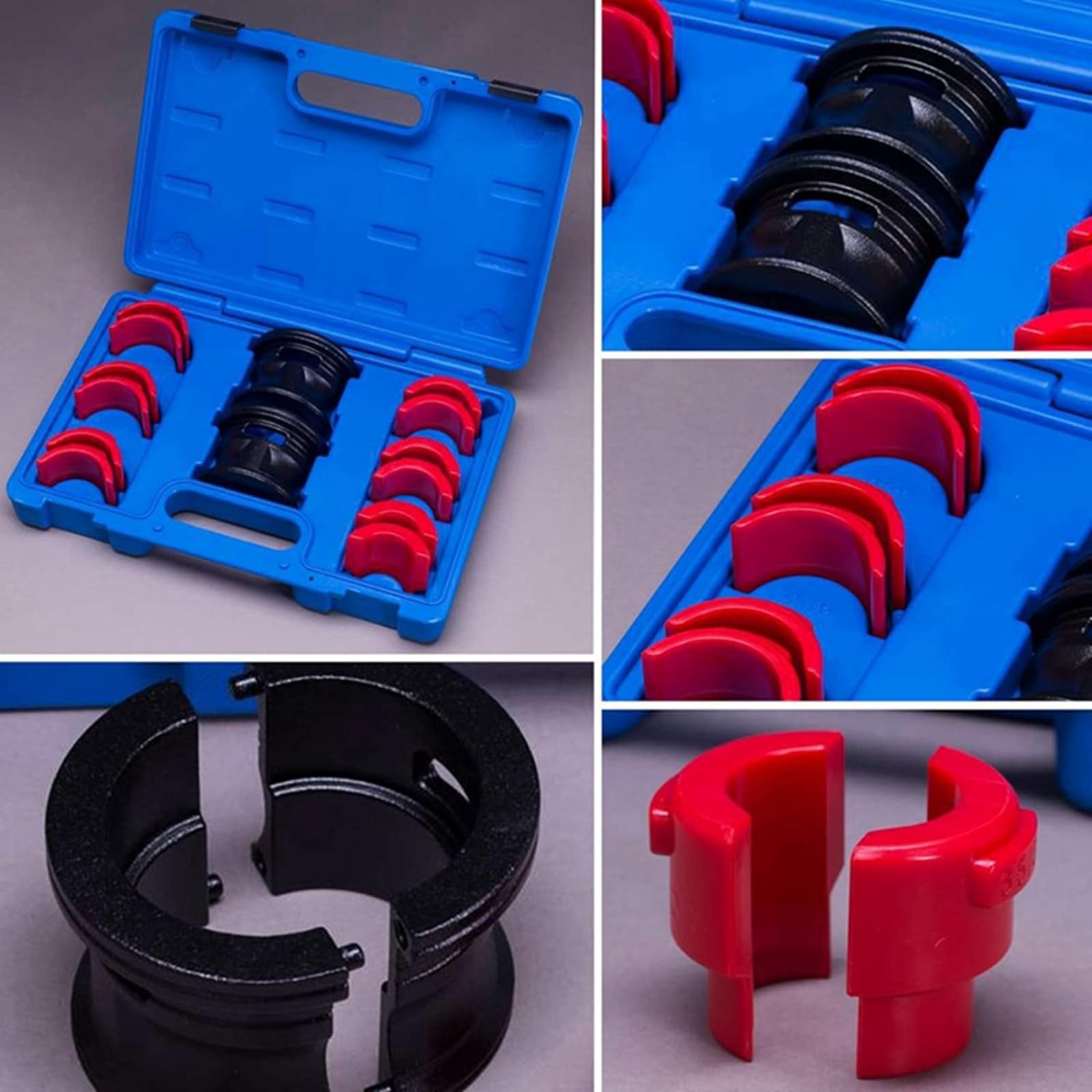 Controlador Sello Horquilla, Herramienta Sellado Horquilla Cambiador Neumáticos Motocicleta Kit Sello Horquilla Acero Al Carbono 35-50mm Universal Para Motocicletas Y Bicicletas