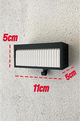 Miniatura 4 de Garage Keychain 3D Retro Style Polyurethane Keyring Car Enthusiast Gift Black Color 110x50mm Automotive Accessory - Black, 43x20 inch