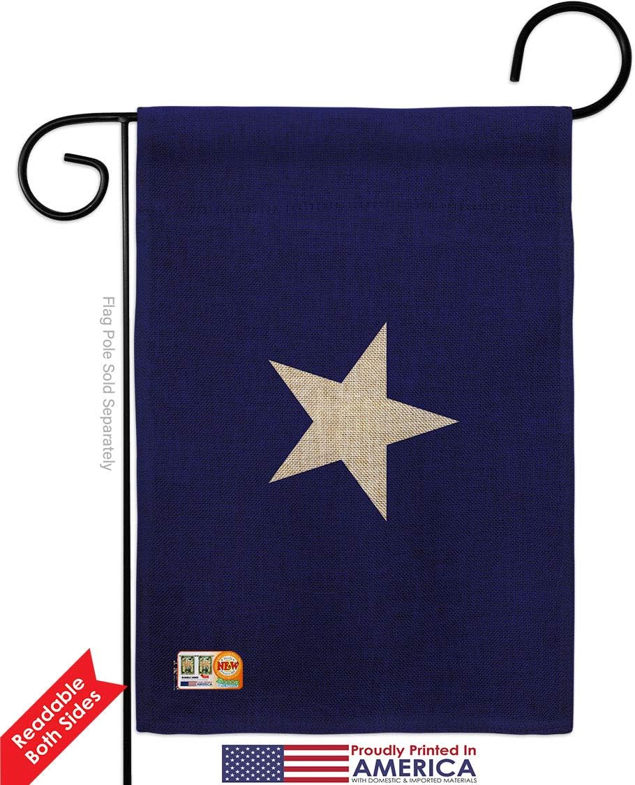 Bonnie Blue Garden Flags 2pcs Pack Americana US Historic July Memorial Veteran Independence United State American Small Decorative Gift Yard House Banner Double-Sided Made In USA 13 X 18.5