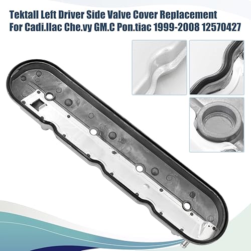 Miniatura 5 de Tapa de válvula para Chev-rolet Tahoe 2000-2008, para G-M-C Yukon XL 1500 2500 2000-2008. Reemplaza 264-965 12570427 12561820 (lado del conductor)