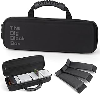 1000 Trading Card Storage Box for Cards Against Humanity,Baseball Card Carrying Case for MTG,Sports Cards Travel Organizer for Pokemon,Playing Card Case for Yugioh Black