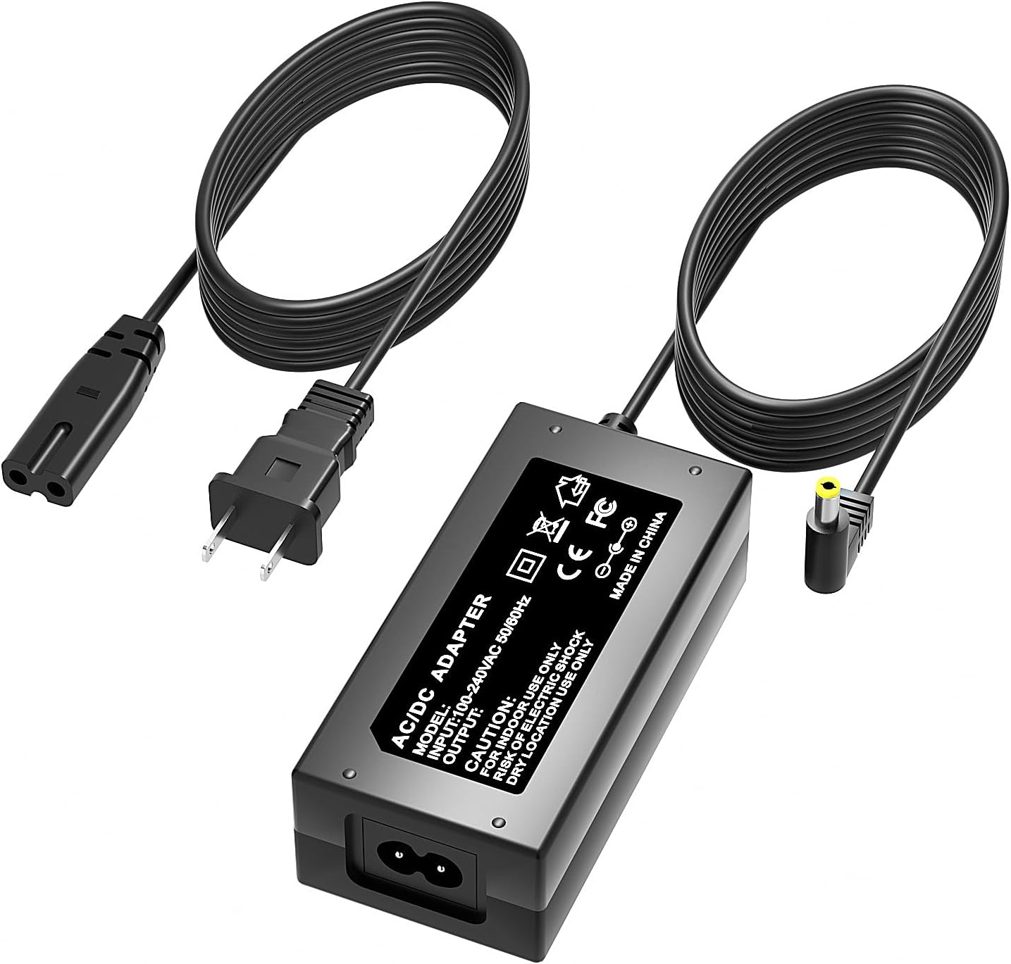 12V Power Cord for Roland PSB-5U/FP-10 Digital Piano Compatible with Roland PSB-5U/FP-10 Piano Power Adapter Charger