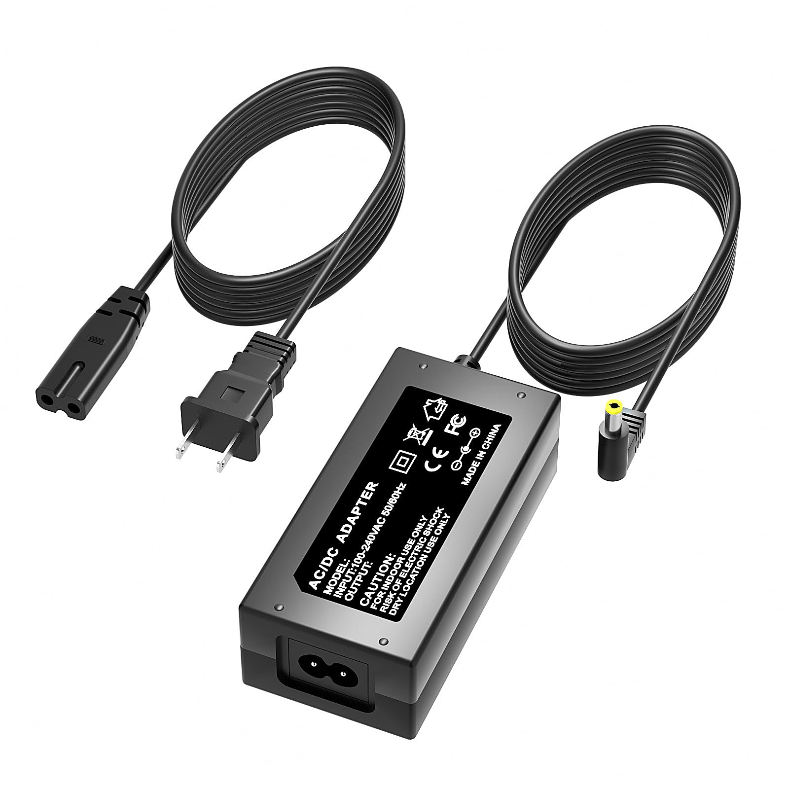 12V Power Cord for Roland PSB-5U/FP-10 Digital Piano Compatible with Roland PSB-5U/FP-10 Piano Power Adapter Charger