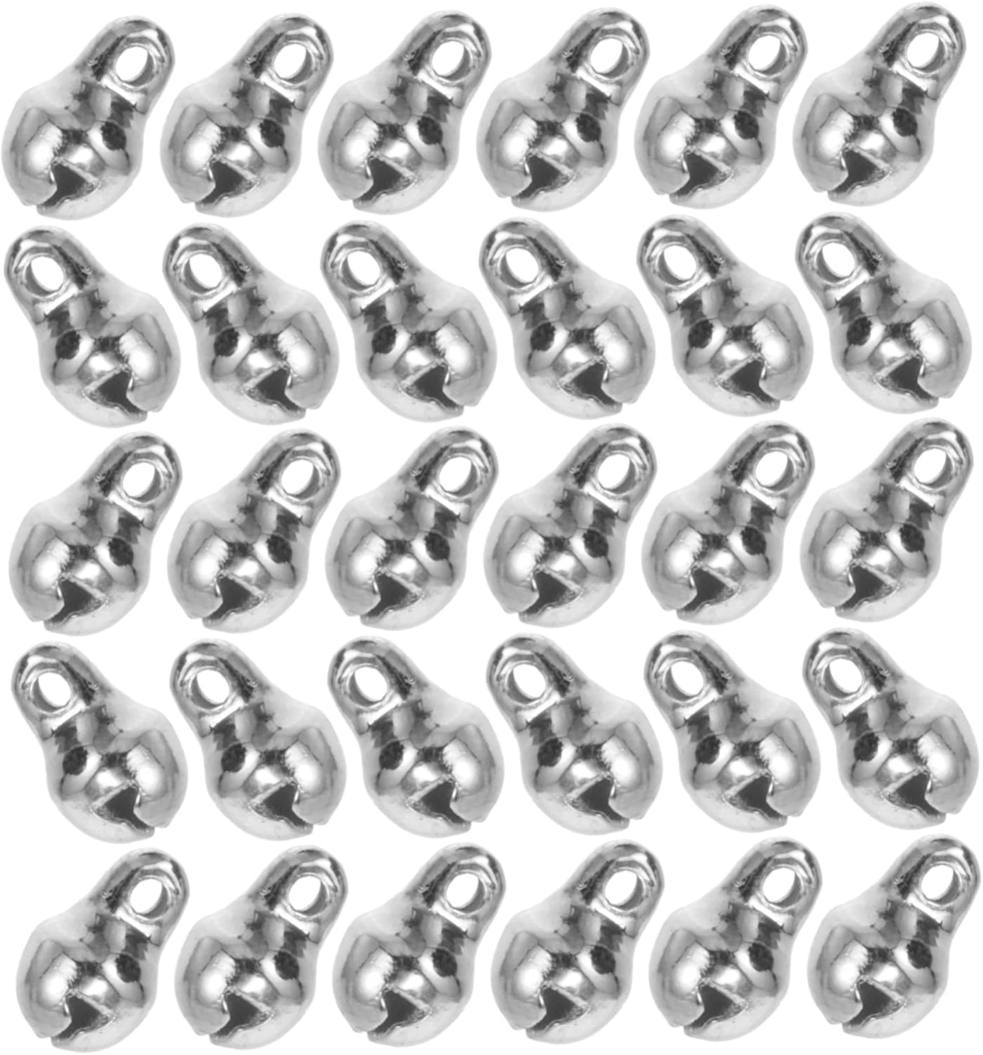 100pcs Mini Bell Bells for Crafts Metal Bells Pendant Bracelet Charms Wind Chimes Bell Girl Craft Bell Wind Chime Bells Charms Crafting Bells Bell Pendants Small Bell