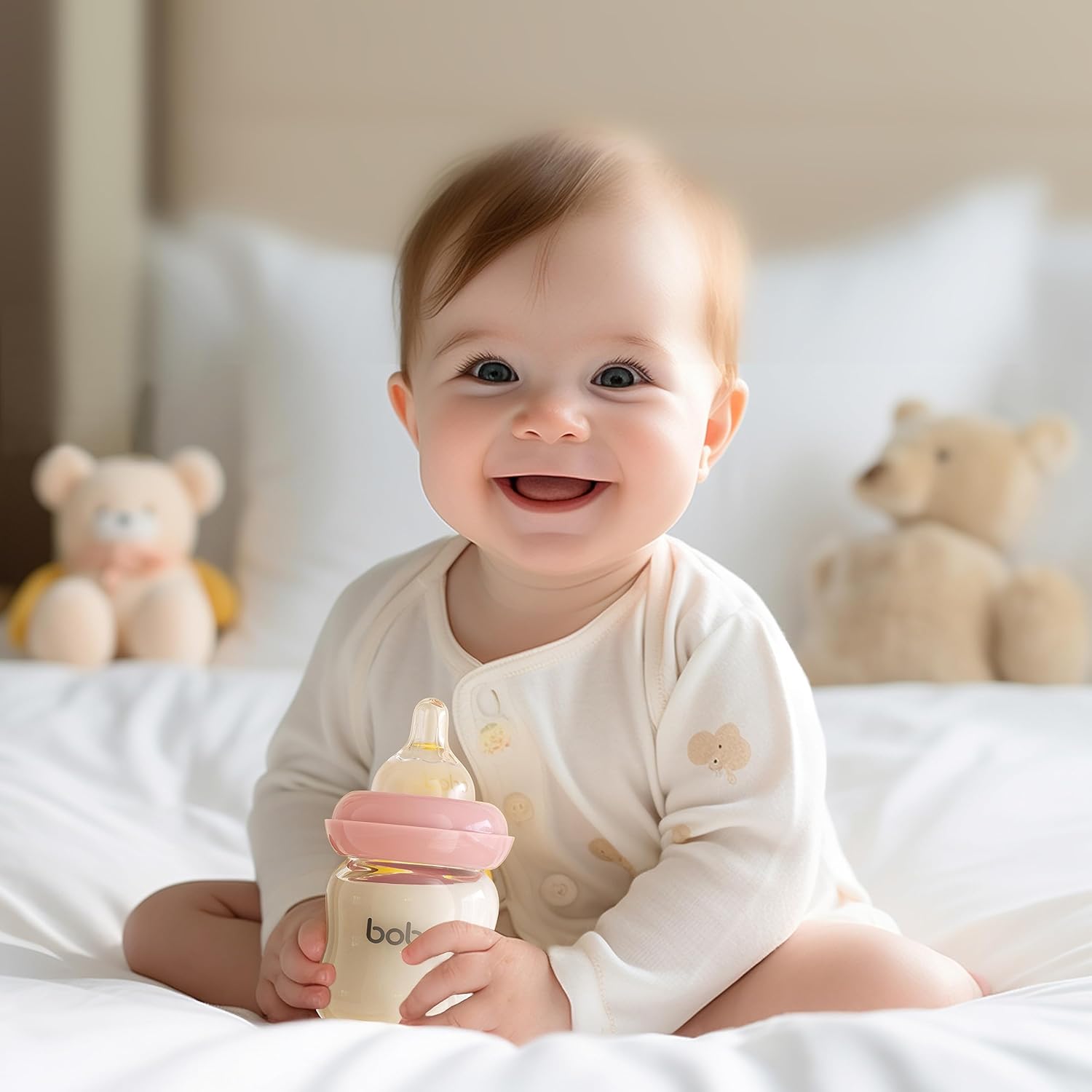 YOHKOH Baby Bottle Nipples for Wide Neck Bottles, 100% Natural Feel Silicone Nipples, BPA-Free (0m+, S, 4 Counts) - Image 6