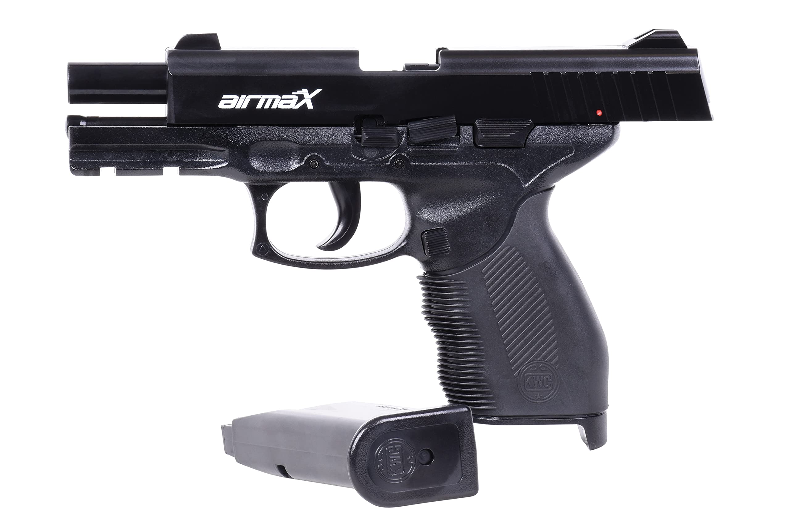 airmaX Taurus PT24/7 Softair Pistole Kaliber 6mm BB Federdruck Airsoft freie Waffe ab 14 Jahre Energie <0,5 Joule starke Luftpistole Air Soft schießen Gun Erbsenpistole Softairwaffe Visierung