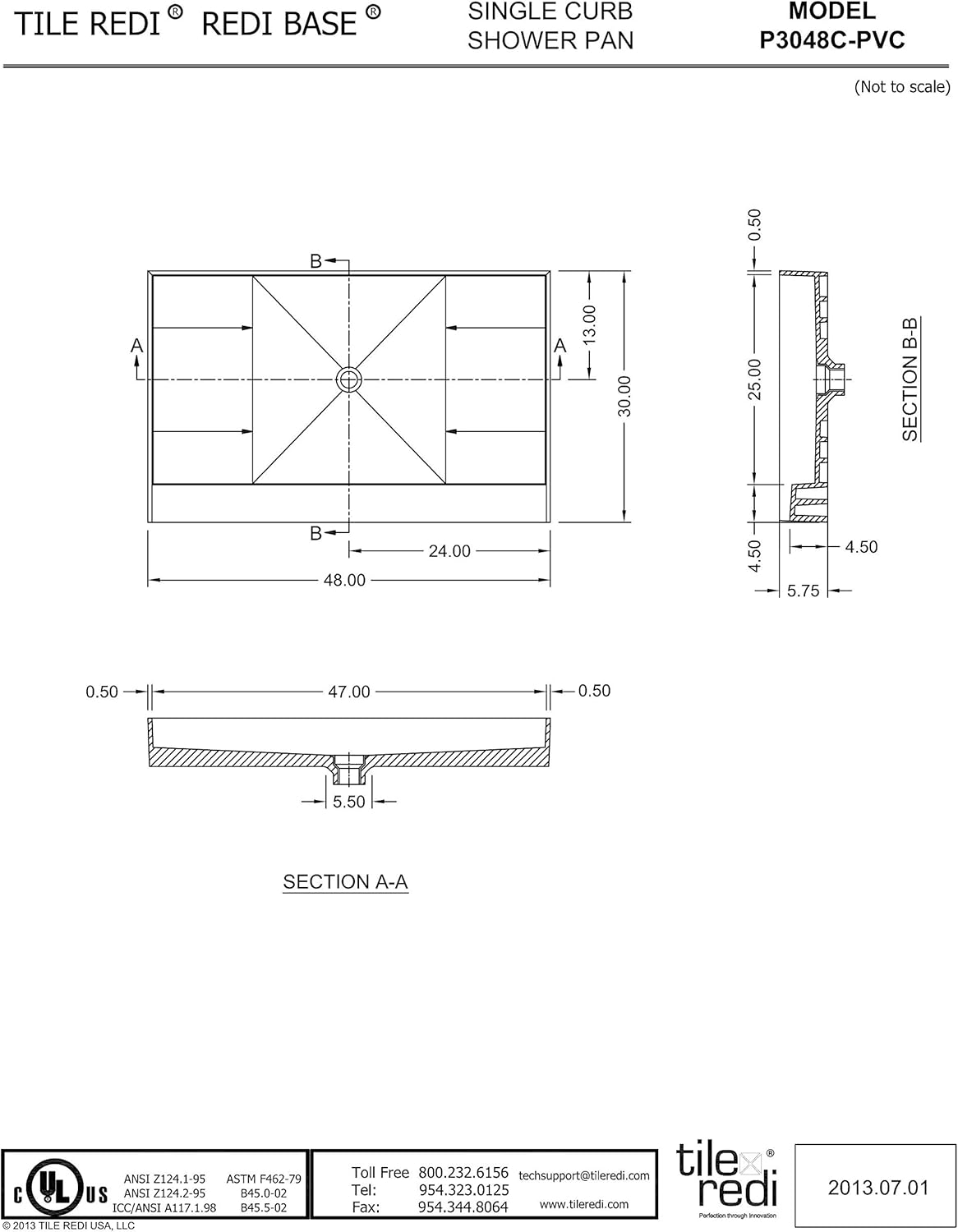 80% Off Discount Redi Base Integrated Shower Pan with Center Drain – Single Curb, Polished Chrome, 2-Inch PVC Drain and Plate Included, 48 Wide x 30 Deep Exclusive Discount 80% Offer Redi Base Integrated Shower Pan with Center Drain – Single Curb, Polished Chrome, 2-Inch PVC Drain and Plate Included, 48 Wide x 30 Deep