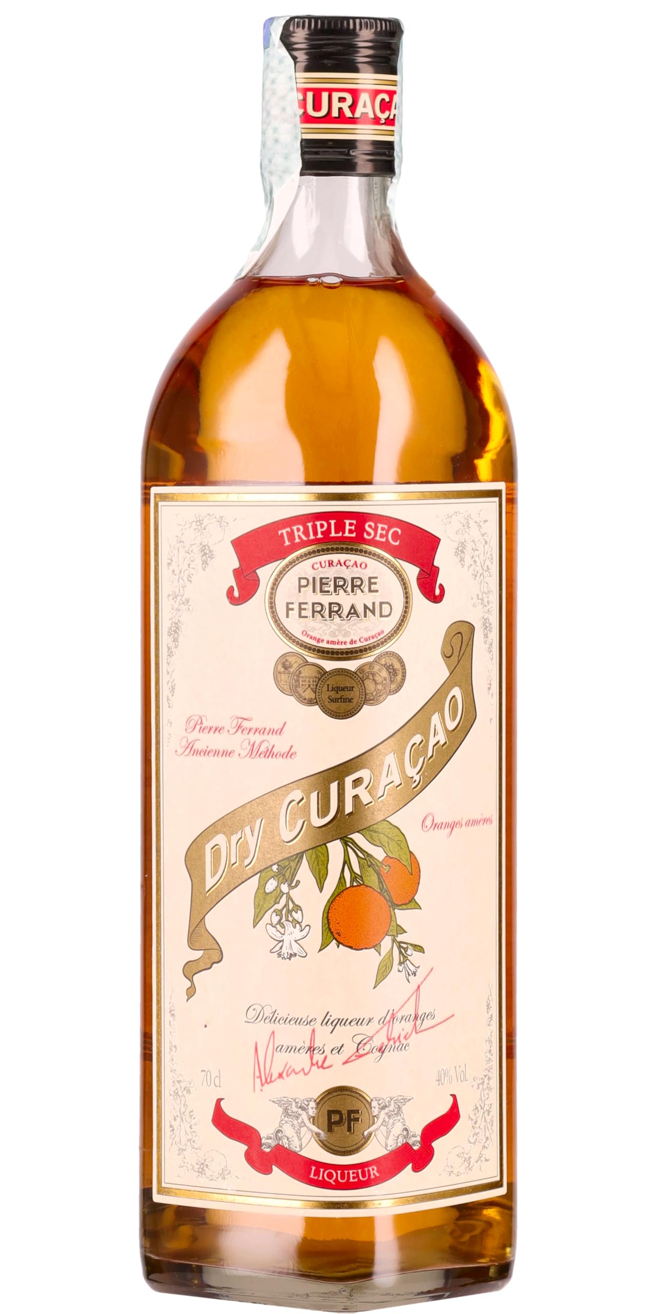 FerrandDry Curacao Triple-Sec | An Orange Liqueur to wake up your cocktail | 70cl | 40% ABV