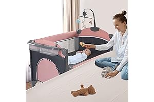 5-in-1 All-in-One Baby Crib for Girls