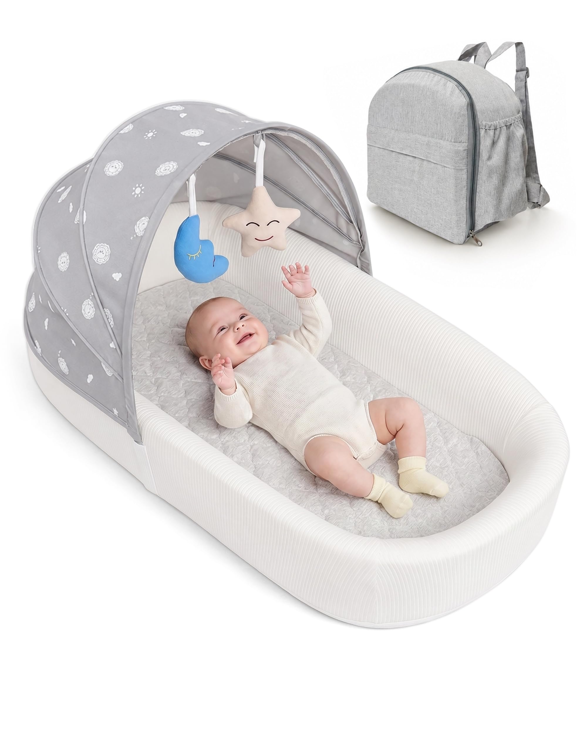 MonGianda Portable Newborn Nest Lounger - floor seats and loungers | Mubboo