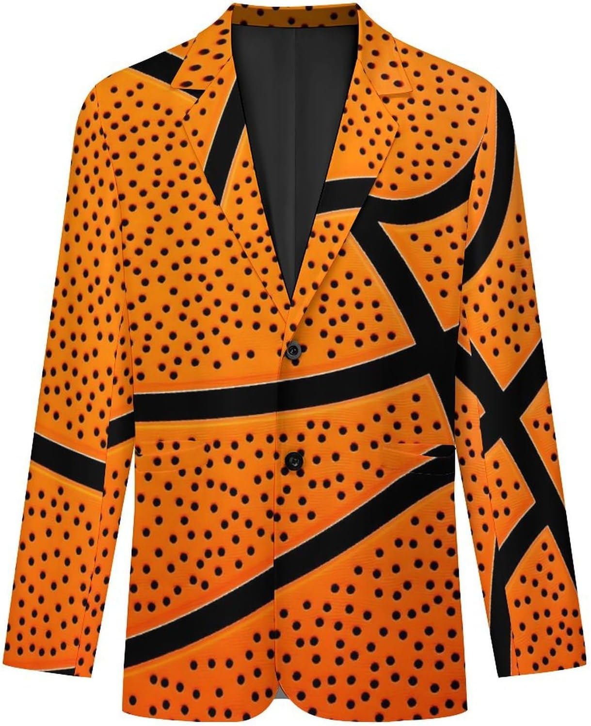 Basketball Background Mens Blazer Lightweight Sport Coat Two Button Suit Jackets