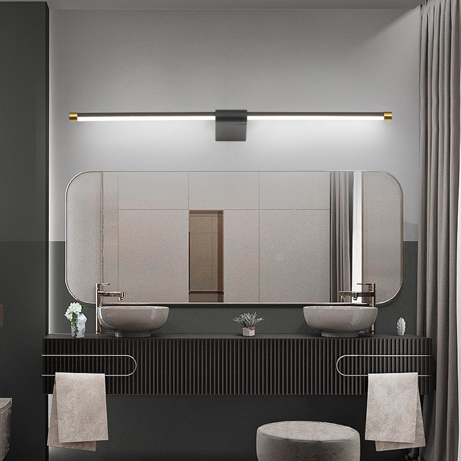 Lámparas de pared espejo baño ideales para maquillaje preciso en el dormitorio 8