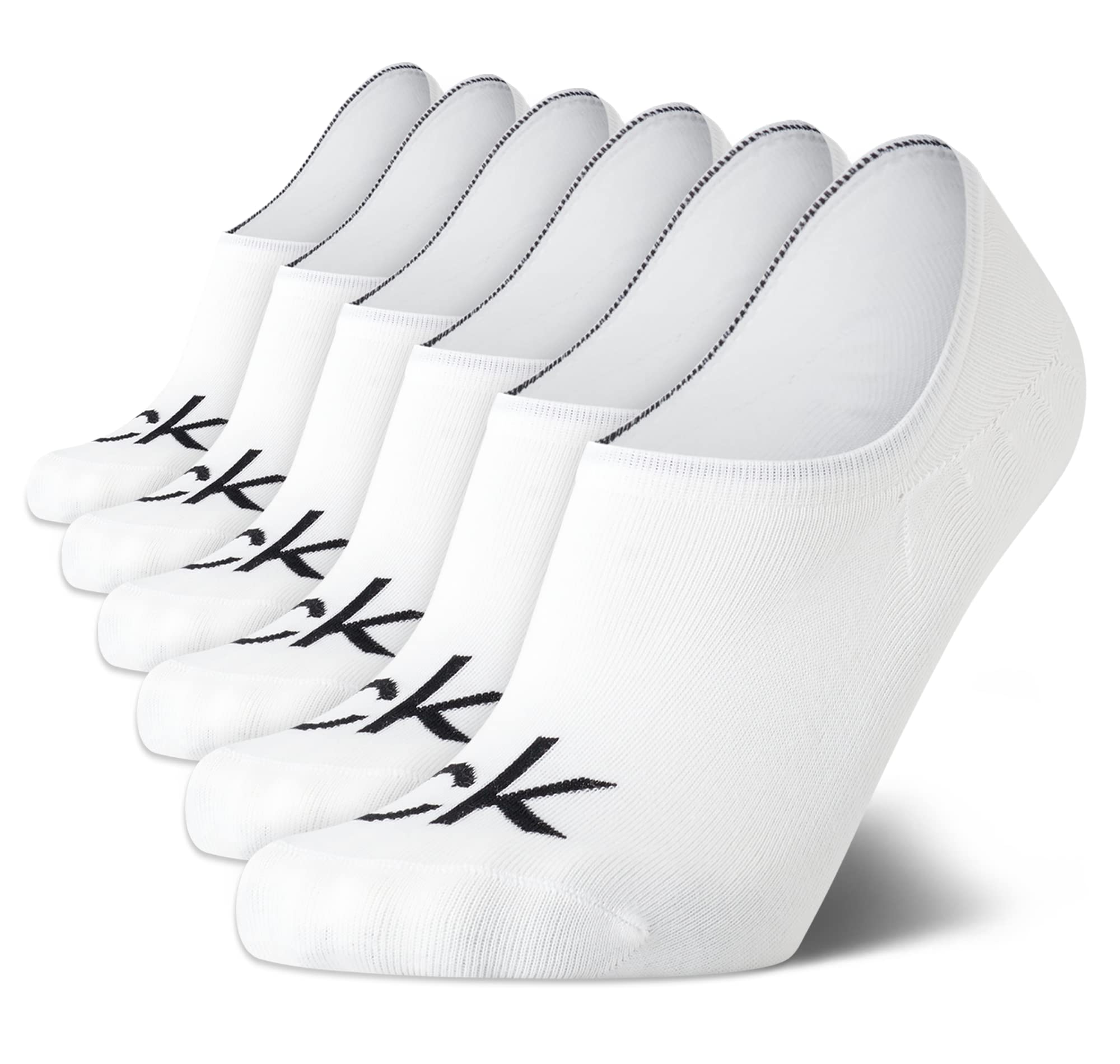 Mens Liner Socks - 6 Pack Cushioned Non-Slip No Show Sneaker Loafer Sock - Ultra Low Cut Socks for Men (7-12)