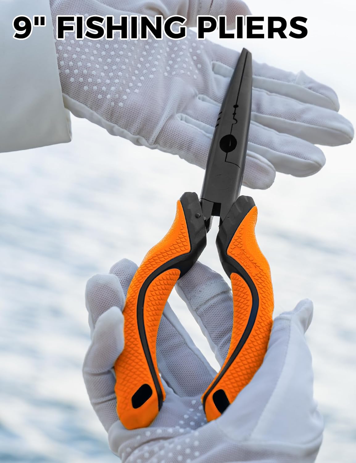 Fishing Pliers,Carbon Steel with Corrosion Resistant Coated Fishing Tools,Multitool for Saltwater - Image 6