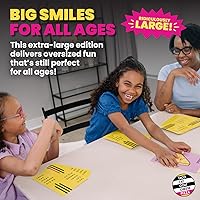 Vista 3 de Taco Cat Goat Cheese Pizza Edición Ridículamente Grande Edición Ultra Divertida Juego de Cartas Sobredimensionado para Noche de Juegos Familiares