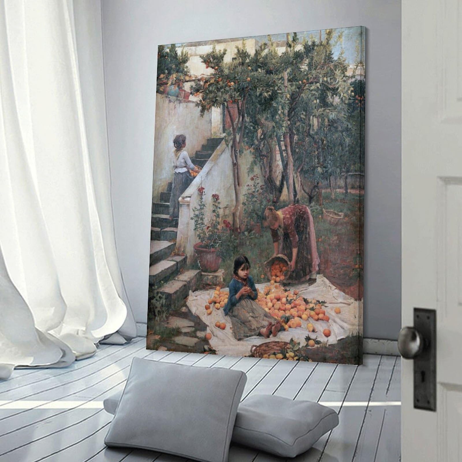 Maler, John William Waterhous, weltberühmte Gemälde, Sammler-Poster, Kunstdruck, Wandfoto, Malerei, Poster, Hängebild, Familiendekoration, 50 x 75 cm