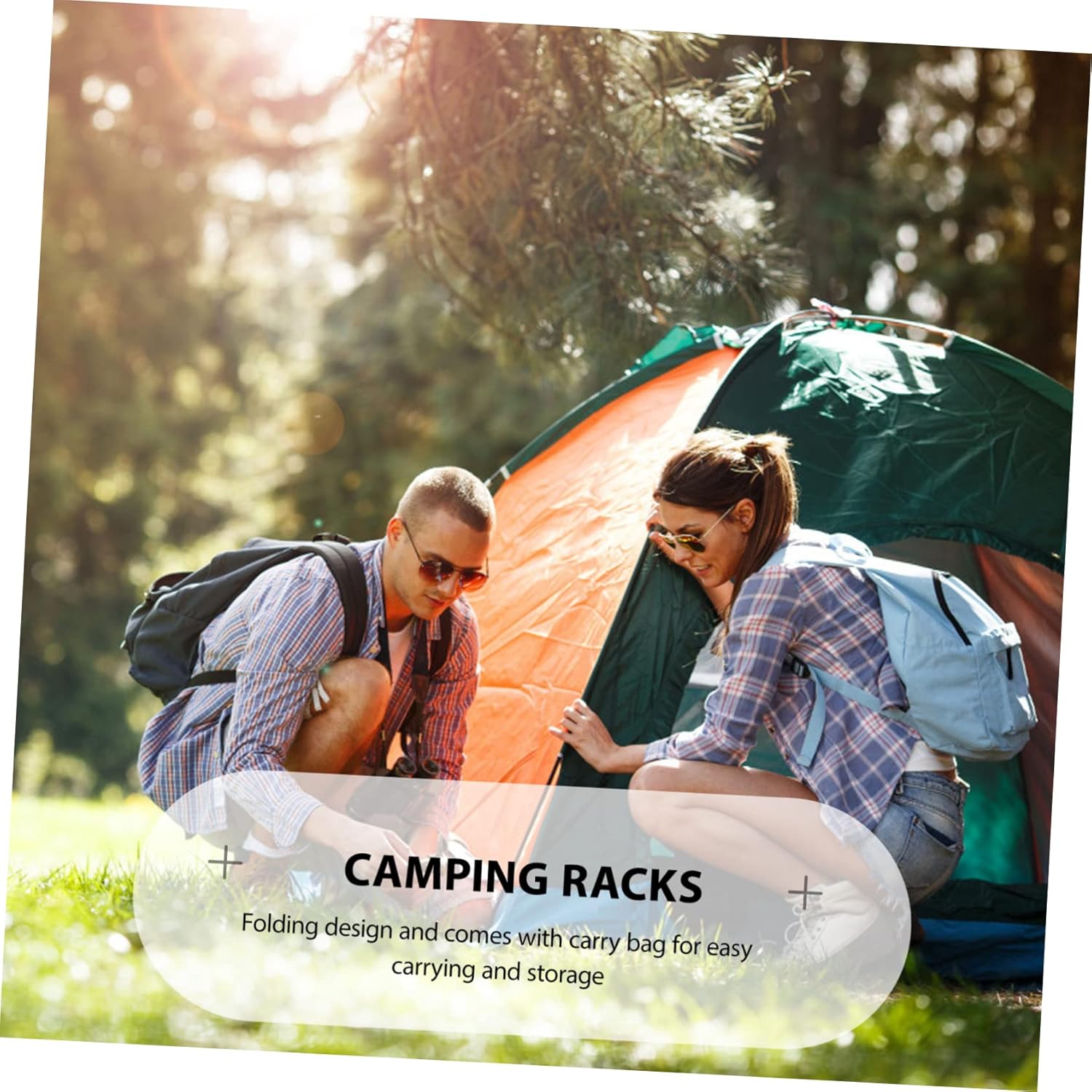 1pc Outdoor Cooler Box Stand Rack Picnic Frame for Camping Beach Stable Lightweight Design Easy to Carry Store