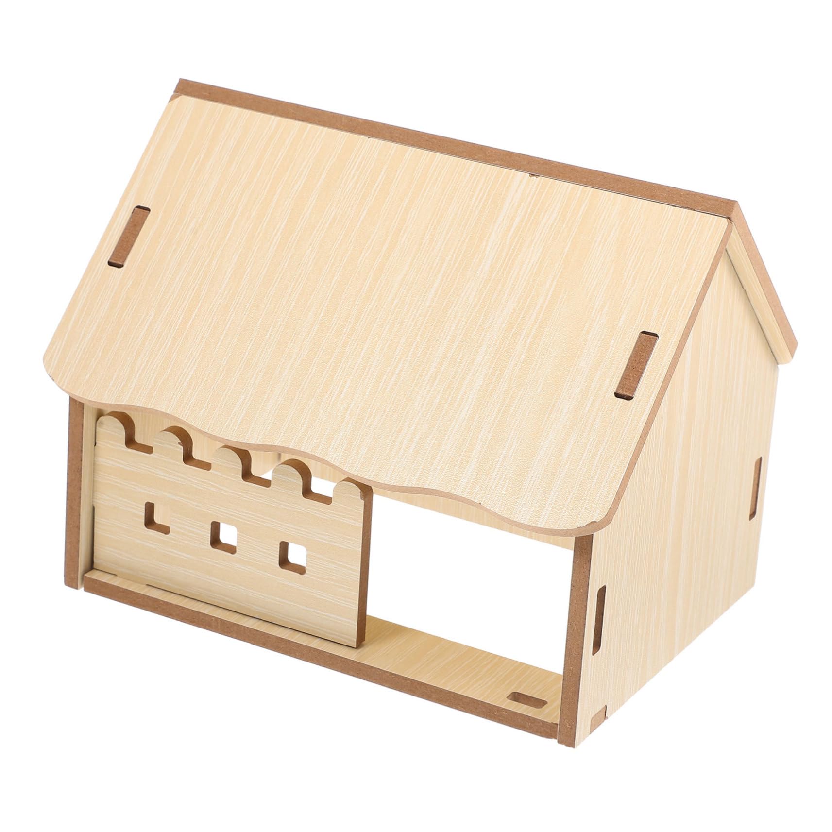 INOOMP Casetta in Legno Khaki per Ratti e Piccoli Animali, Cabina