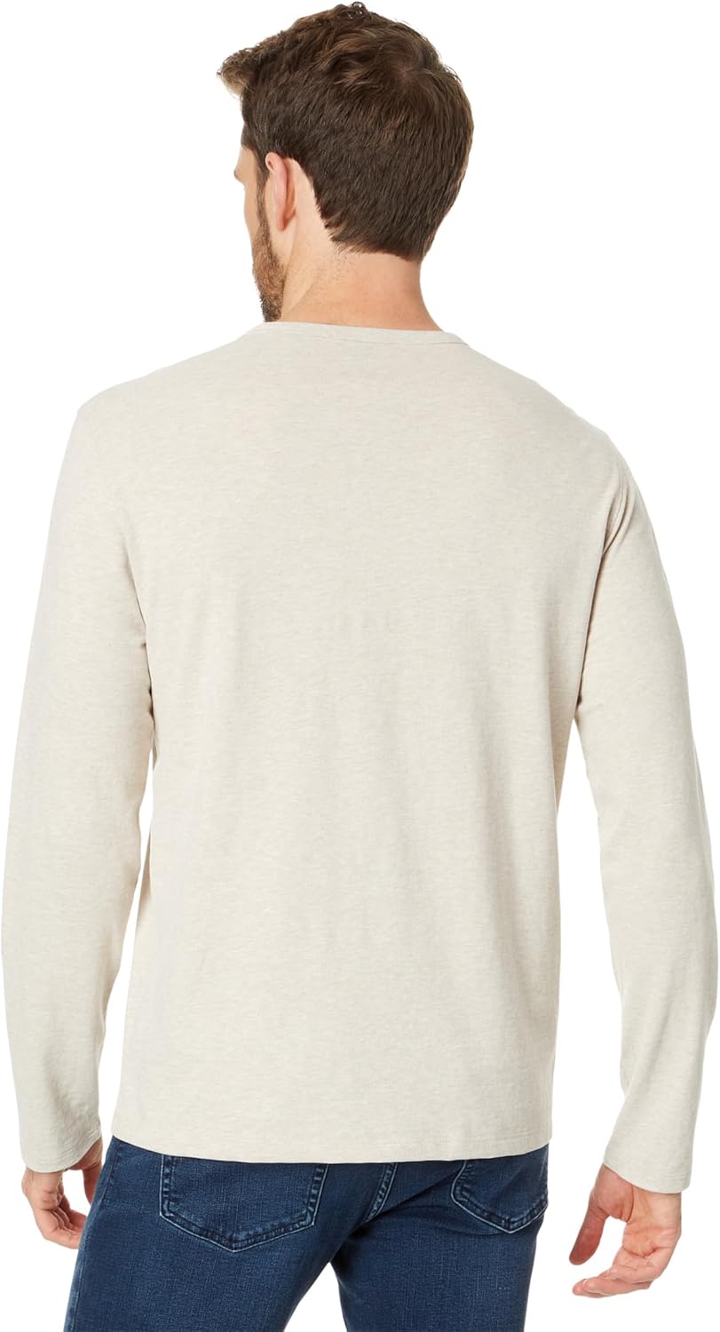 Vince Men's Sueded Jersey L/S Henley - Image 3