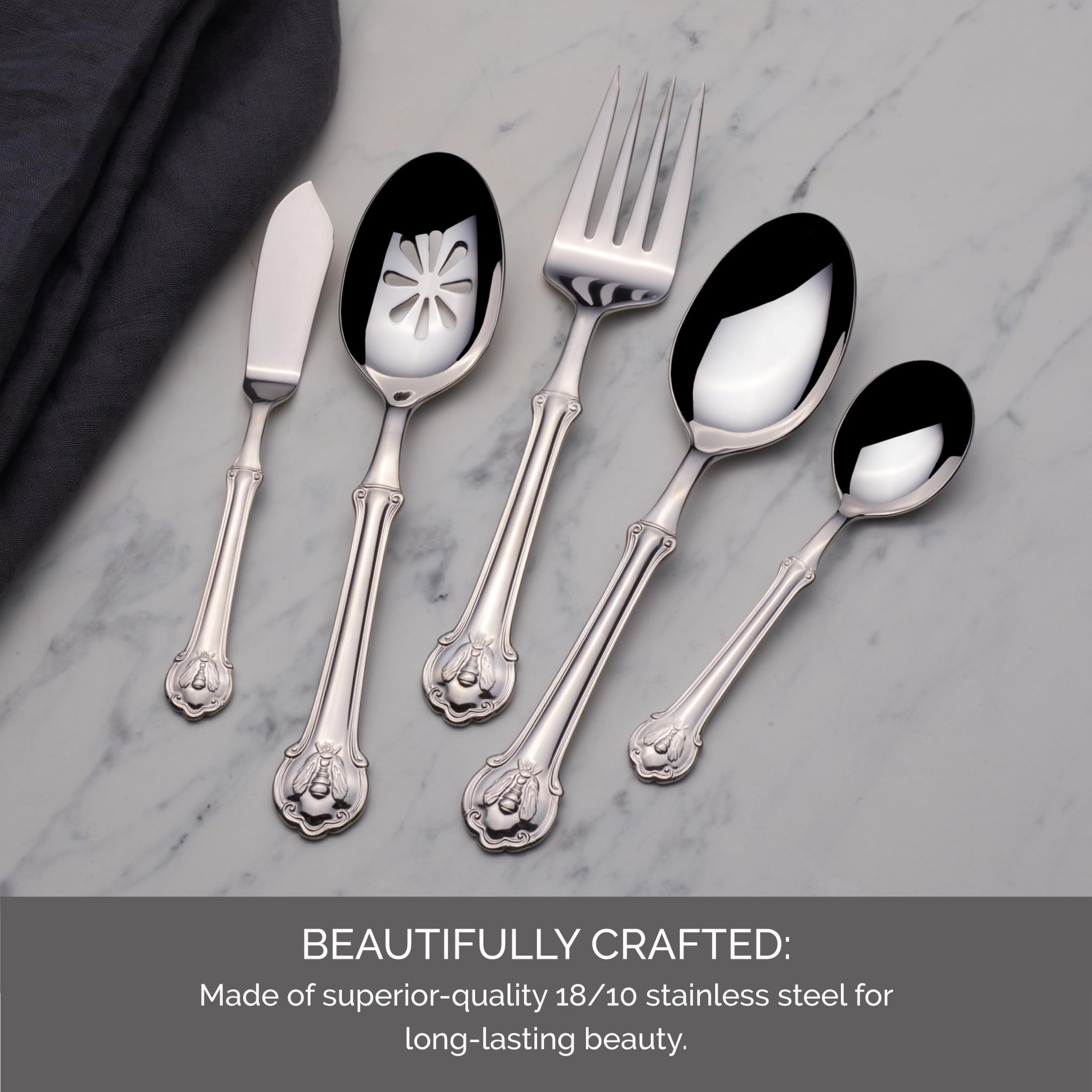 De Luze Napoleon　 The Black Prince 2本セット Amazon.com | Wallace Napoleon Bee 5 Piece Stainless Steel Hostess