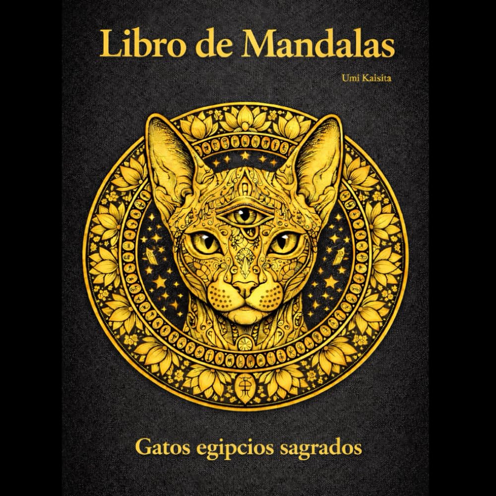Gatos Sagrados de Egipto — Libro de Mandalas