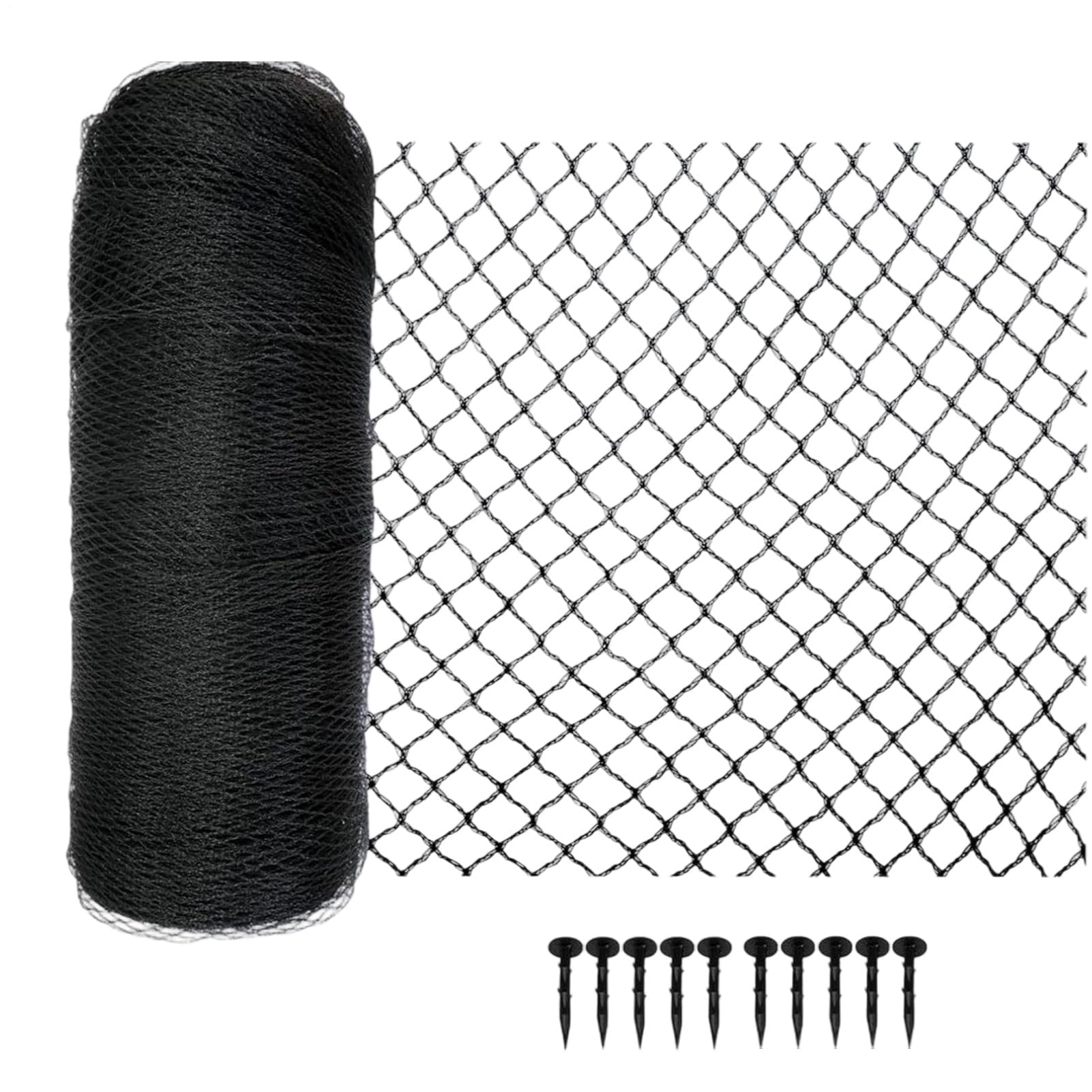 Red para pájaros para jardín, protección de frutas de 4 x 10 m, red para plantas y árboles al aire libre, protector de pájaros premium para frutas, verduras y árboles, malla antipájaros resistente
