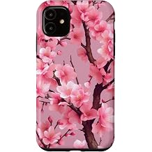 Sakura Tree Japanese Pink Flower Florist Cherry Blossom Case for iPhone 11