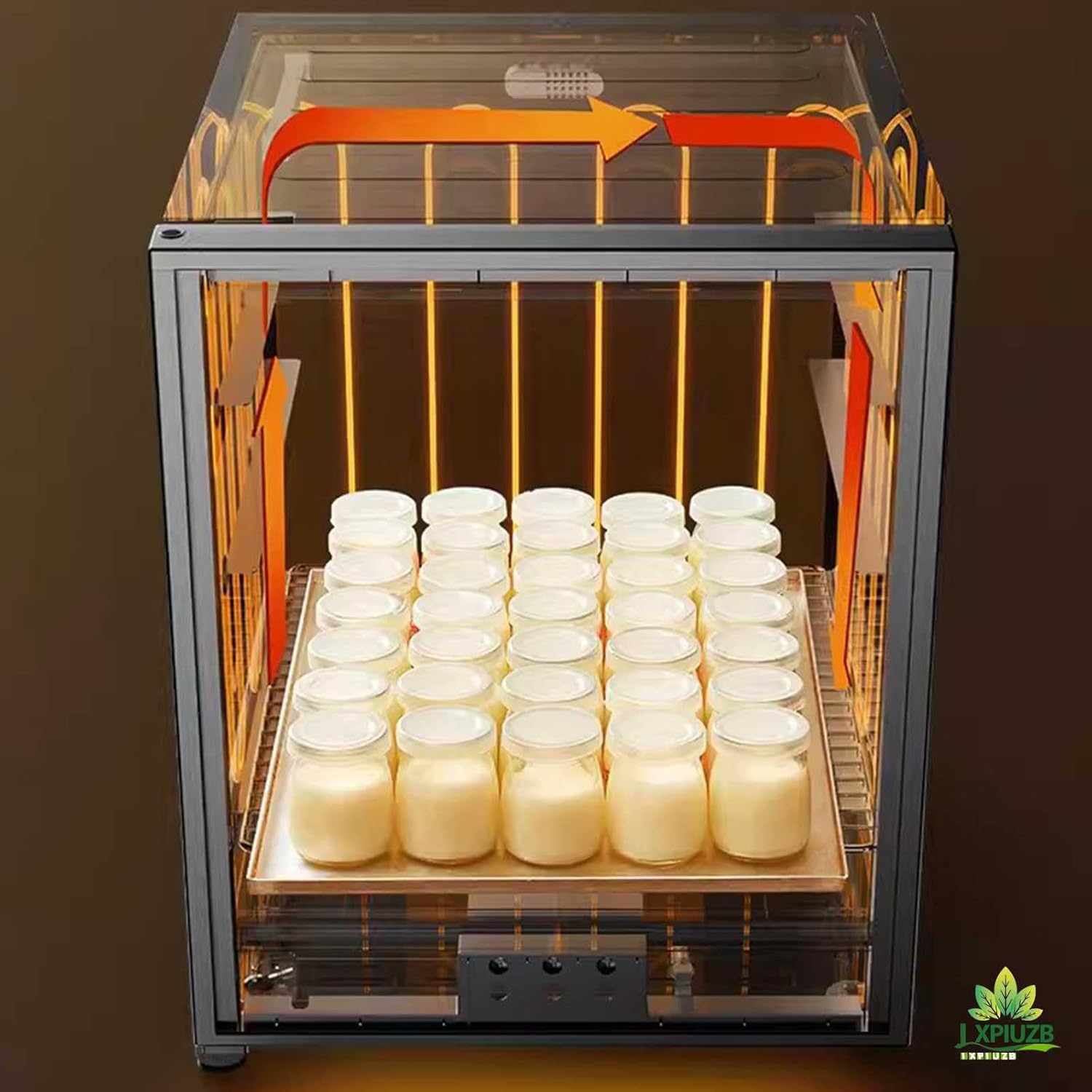 70l Electric Bread-Proofing-Box,Intelligent Control Household Fermentation-Machine, 24h Timing,Constant Temperature Bread-Dough-Proofer Machine (2 Plates 40l)