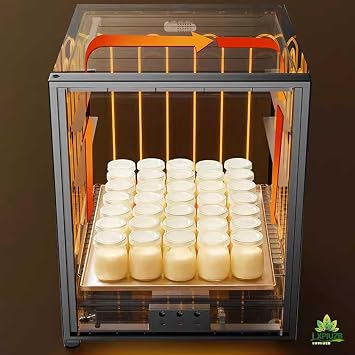 70l Electric Bread-Proofing-Box,Intelligent Control Household Fermentation-Machine, 24h Timing,Constant Temperature Bread-Dough-Proofer Machine (3 Plates 70l)