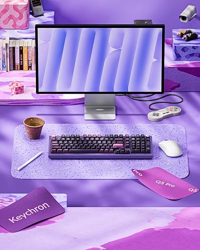 Miniatura 9 de Keychron Q5 Pro - Teclado mecánico inalámbrico QMKVIA, diseño completo personalizable del 96% con perilla programable, interruptor K Pro marrón