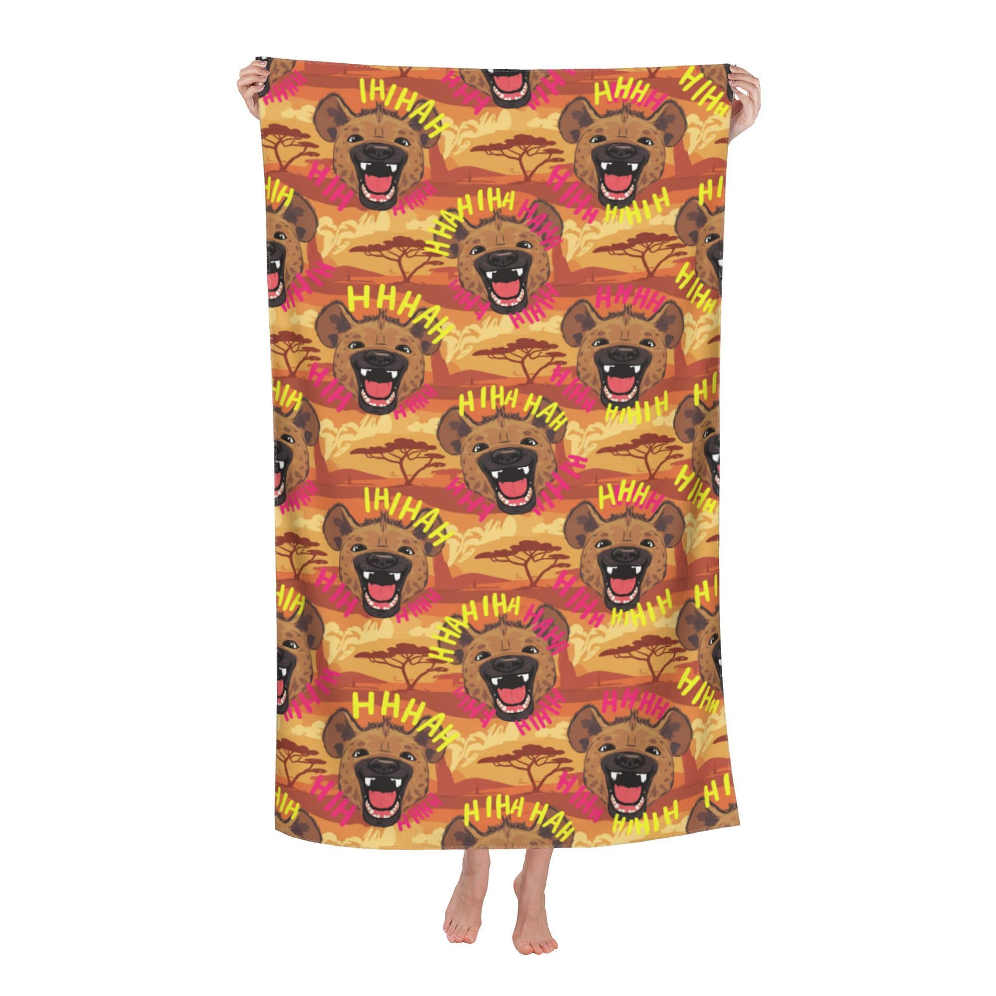 peiyeety Leopard Head Soft Bath Towels Absorbent Bathroom Towel for Beach Hotel Gym Spa Shower