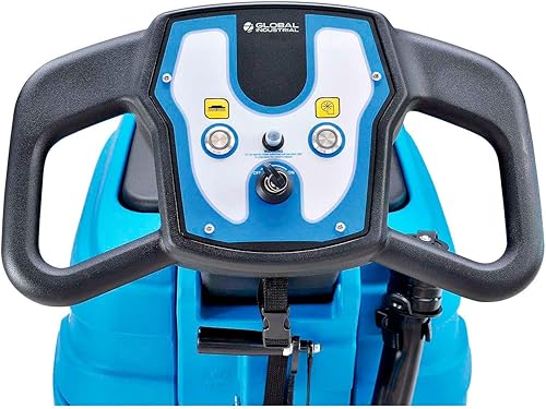 Miniatura 9 de Global Industrial Depurador de piso ergonómico para pisos, eléctrico, comercial, con cable, camino de limpieza de 17 pulgadas, tanque de solución de