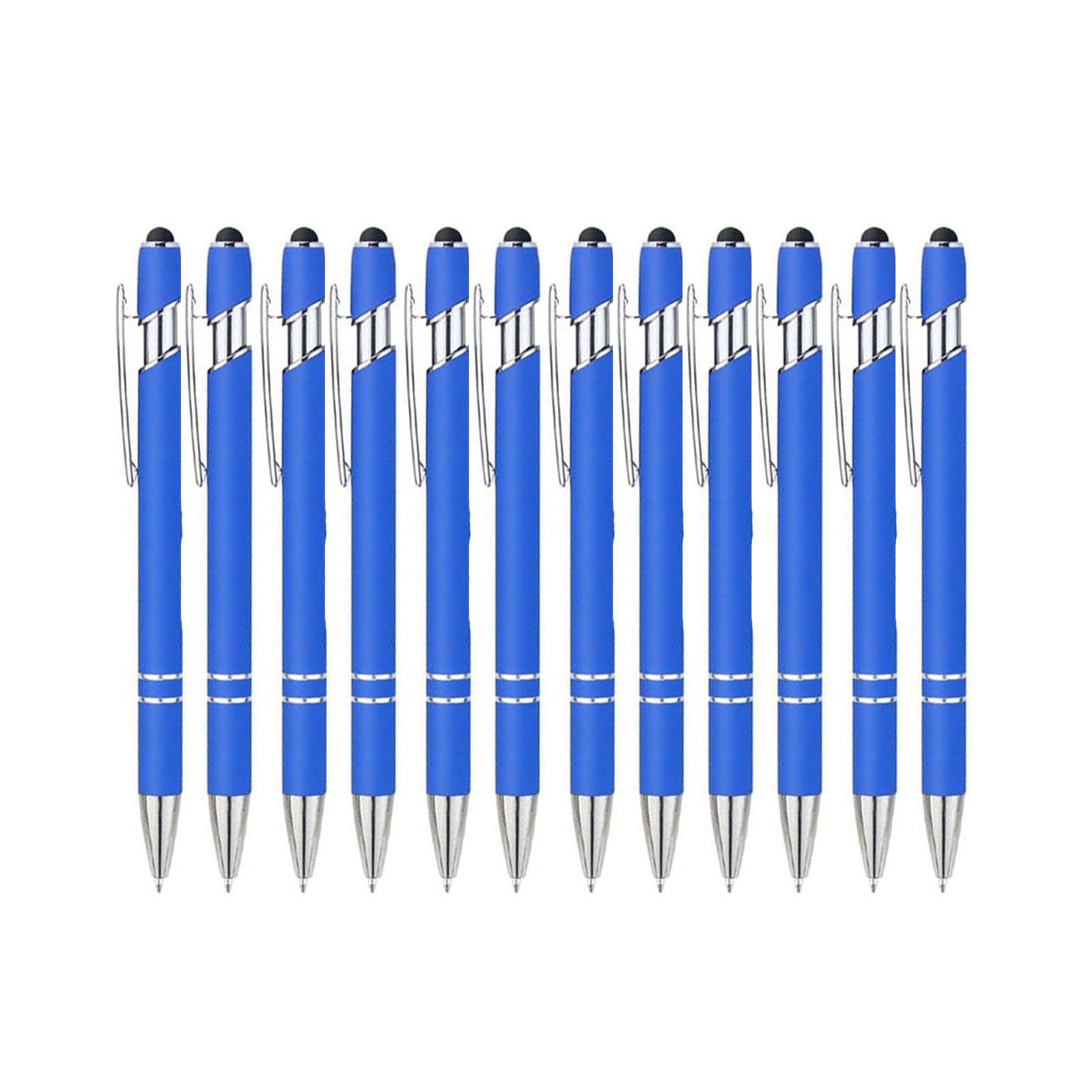 Personalized Pens for Women Men in Bulk,Customized Pens Engraved With Name Business Logo for Marketing,Birthday, Christmas, Anniversary, Women, Or Office Use (Royal blue, 12 count (Pack of 1))