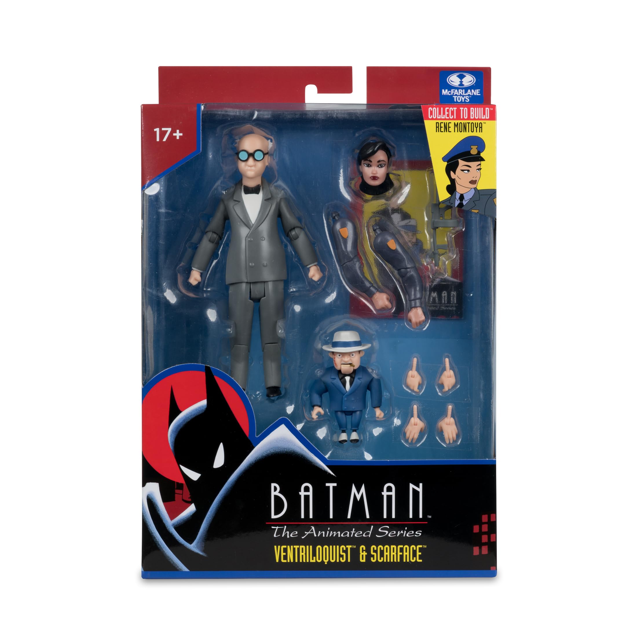 Batman: The Animated Series DC Direct Build-A figurka Ventriloquist and Scarface 15 cm