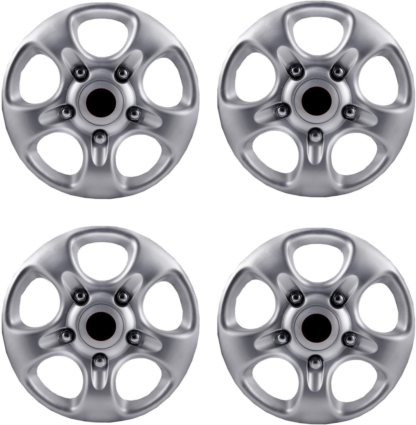 VANSH TRADE 16-inch 5 Spoke Grey Wheel Cap (Set of 4) Pack of 4 - Image 1