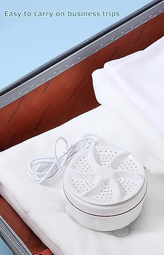 Miniatura 7 de Lavadora portátil Lavadora de limpieza con alimentación USB Mini Turbo Lavadora para calcetines Ropa interior y ropa de bebé