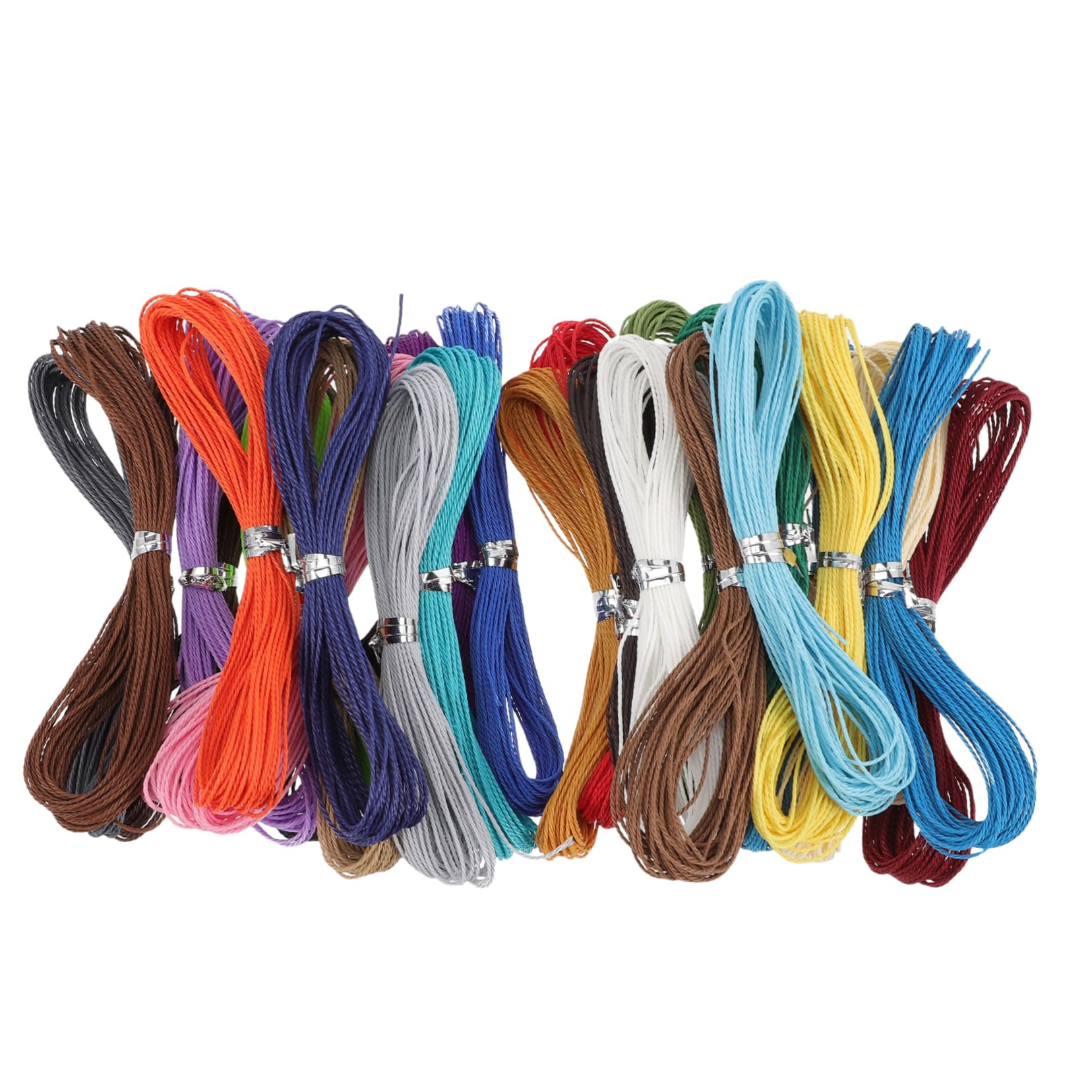 Cordón encerado fácil de usar para diseñar 30 collares y pulseras DIY