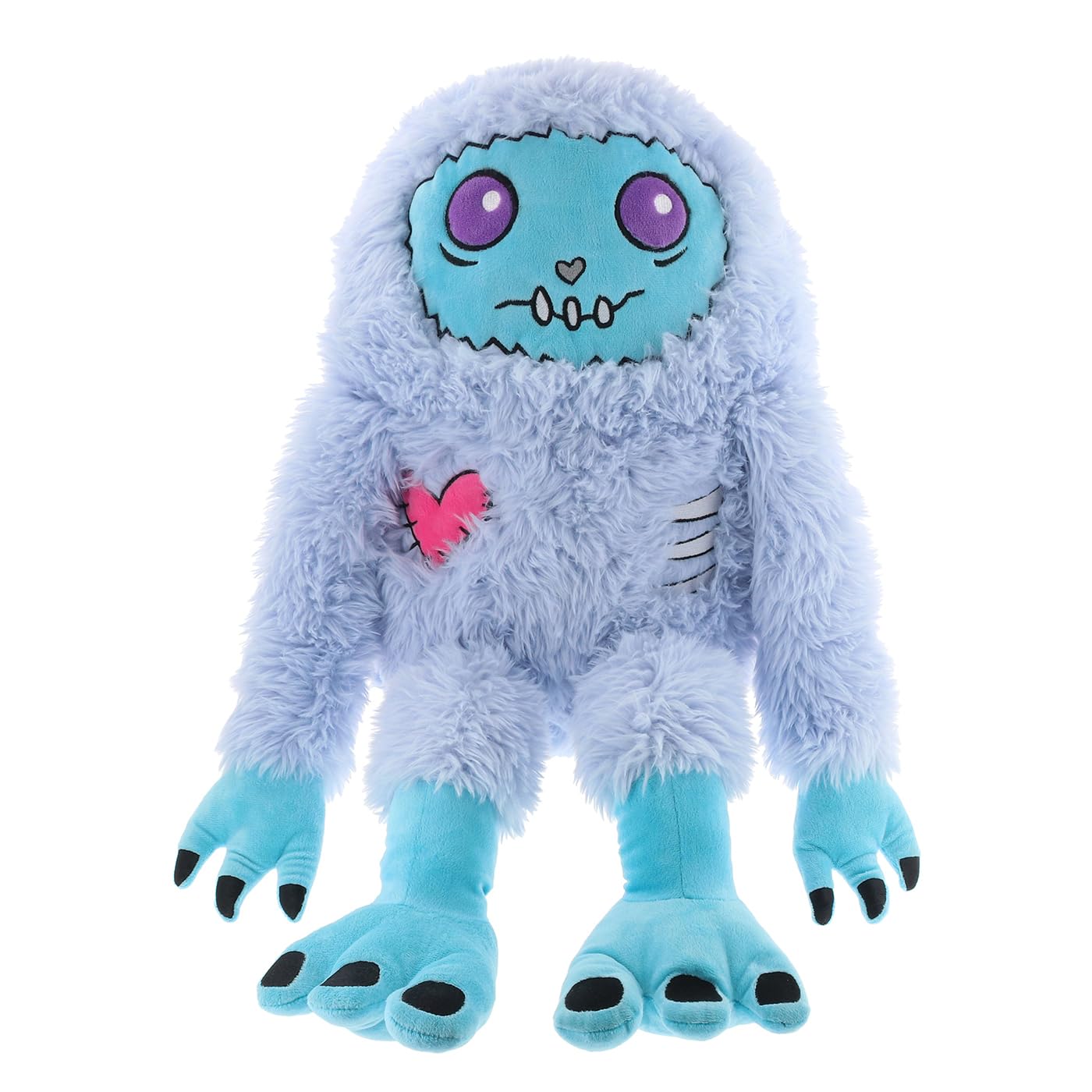 Gus Fink Super Plush Mitch Large Collectible Gothic Art Monster Soft Plush Toy, Blue