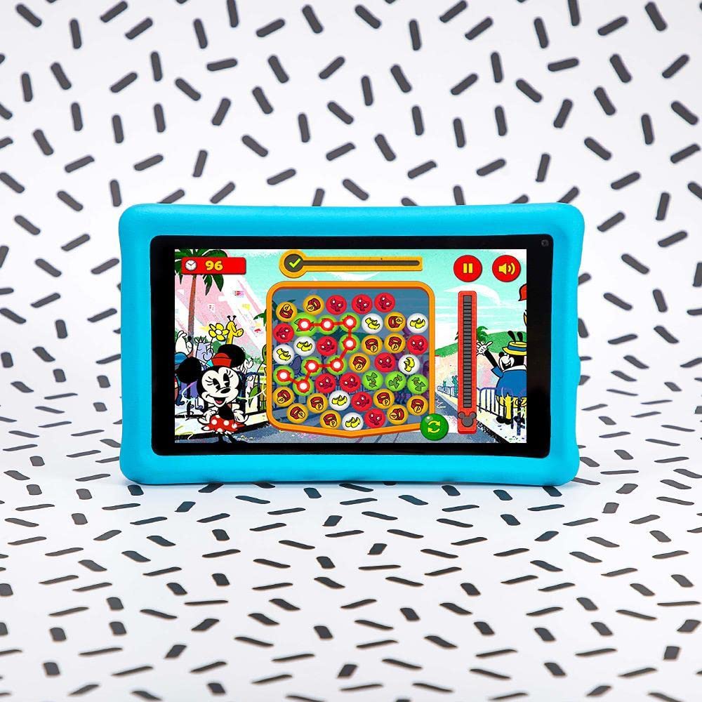 Pebble Gear Disney Mickey and Friends Kids Tablet 7' Pad with Child-Friendly bumpercase, Kid-Proof Case, Full Parental Control, bluelight Filter, 500+ Games, Apps, E-Books, Wi-Fi, 16 GB, HD Display