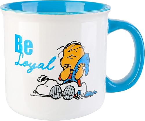 Miniatura 3 de Peanuts Snoopy Gentle Reminders Camper - Tazas de 21 onzas, paquete de 4, varios colores